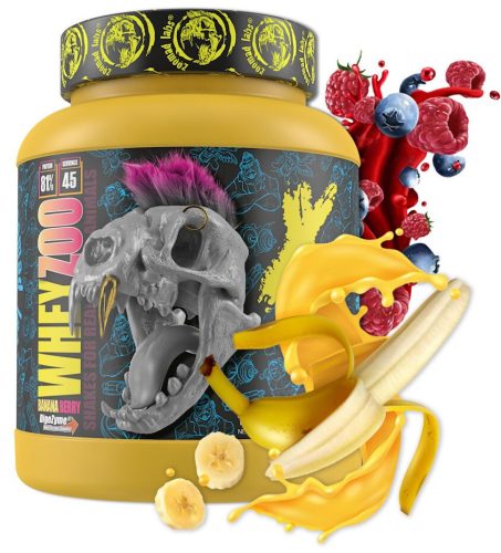 ZooMad Labs Whey Zoo 1360g Banana Berry (Banán Erdeigyümölcs)