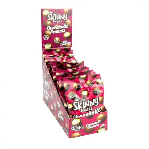 Skinny Foods Karton Chocaholic Peanuts 12x40g Peanut (Földimogyoró)