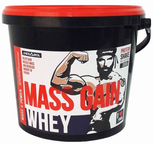 MEGABOL Mass Gain Whey 3000g Vanilla (Vanília)