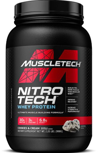 Muscle Tech Nitro Tech 908g Cookies & Cream (Sütikrém)