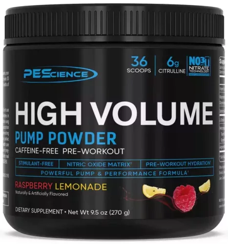 PEScience High Volume 252g Raspberry Lemonade (Málna Limonádé)