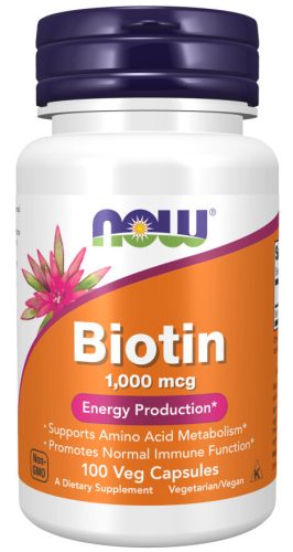 Now Foods Biotin 1000mcg 100 Veg Capsules 100 Kapszula