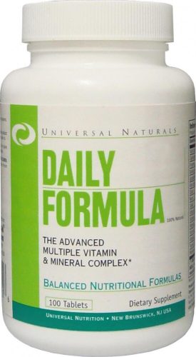 Universal Nutrition Daily Formula 100 Tablets 100 Tabletta