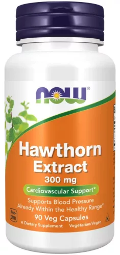 Now Foods Hawthorn Extract 300mg 90 Veg Caps 90 Vegetáriánus Kapszula