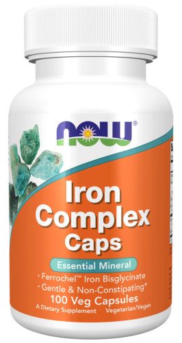 Now Foods Iron Complex Caps 100 Veg Caps 100 Vegetáriánus Kapszula