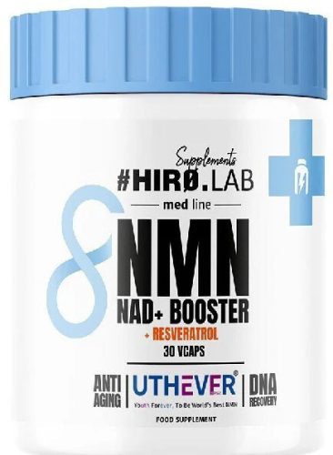 Hiro.Lab Supplements NMN Nad+Booster+Resveratrol 30 VegCapsules 30 Vegetáriánus Kapszula