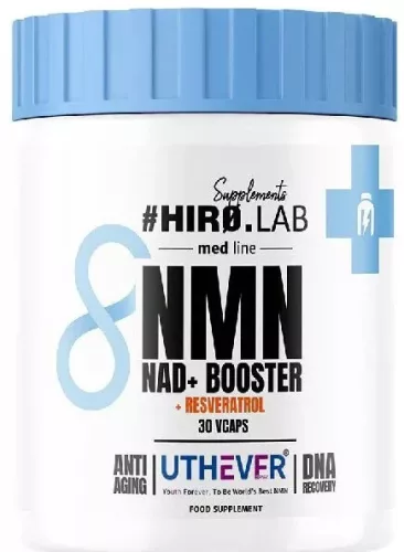 Hiro.Lab Supplements NMN Nad+Booster+Resveratrol 30 Veg Capsules 30 Kapszula