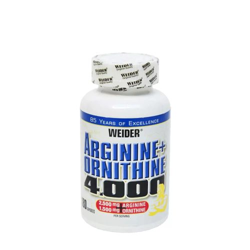 Weider Arginine + Ornithine 4000 180 Caps 180 Kapszula