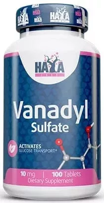 HAYA Labs Vanadyl Sulfate 10mg 100 Tablets 100 Tabletta