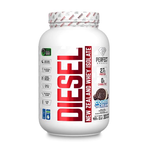 Perfect Sports Diesel 100% New Zealand Whey Isolate 908g Cookies & Cream (Sütikrém)