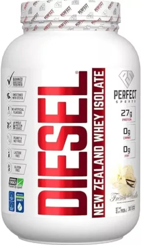 Perfect Sports Diesel 100% New Zealand Whey Isolate 908g French Vanilla (Francia Vanília)