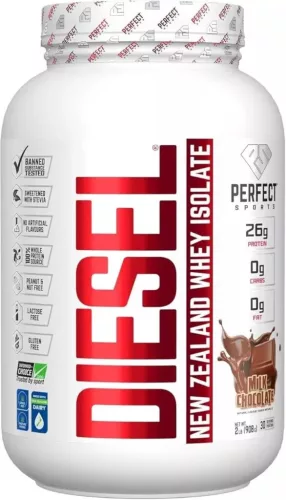 Perfect Sports Diesel 100% New Zealand Whey Isolate 908g Milk Chocolate (Csokoládé)