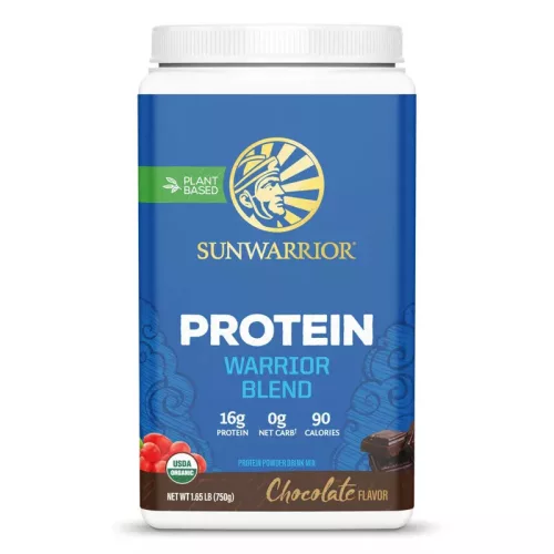 Sunwarrior Protein Warrior Blend (Plant Based, Organic) 750g Chocolate (Csokoládé)