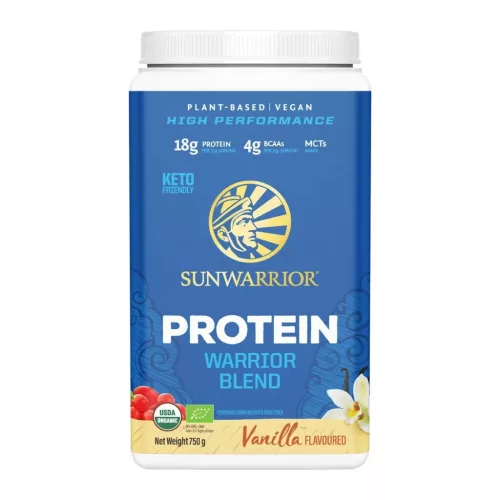Sunwarrior Protein Warrior Blend (Plant Based, Organic) 750g Vanilla (Vanília)