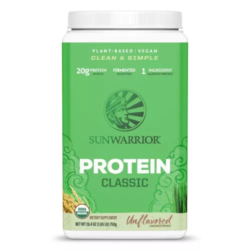 Sunwarrior Protein Classic (Plant Based, Organic) 750g Unflavored (Ízesítetlen)