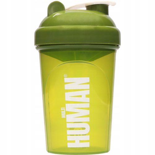 Hiro.Lab Supplements Shaker Multi Human 500ml Green (Zöld)