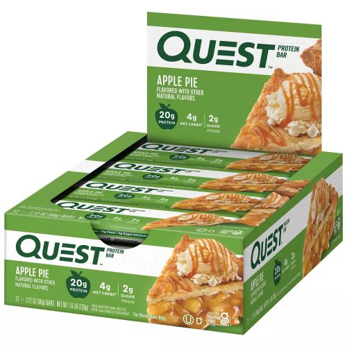 Quest Nutrition Karton Quest Bar 12x60g Apple Pie (Almás Pite)