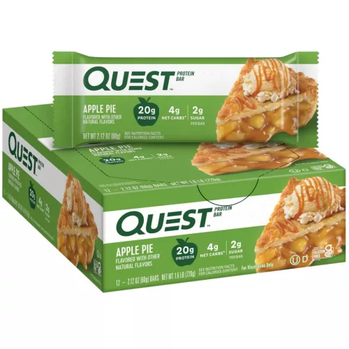 Quest Nutrition Karton Quest Bar 12x60g Apple Pie (Almás Pite)