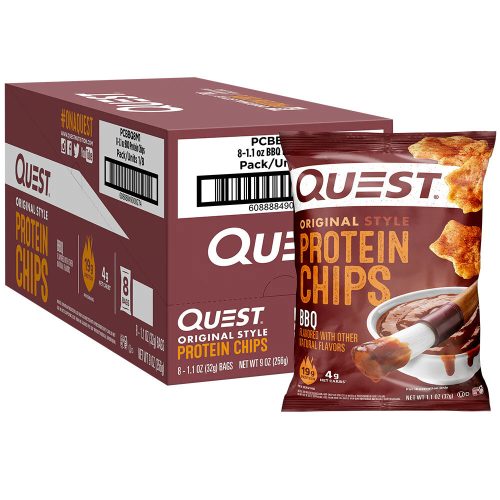Quest Nutrition Karton Original Style Protein Chips 8x32g BBQ (BBQ) EXP.:2025/12/05