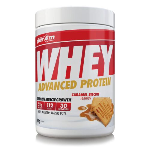 PER4M Nutrition Whey Advanced Protein 900g Caramel Biscuit (Karamell Keksz)