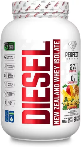 Perfect Sports Diesel 100% New Zealand Whey Isolate 908g Pineapple Mango (Ananász Mangó)