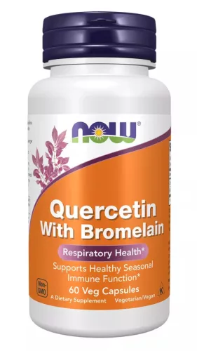 Now Foods Quercetin With Bromelain 60 Capsules 60 Kapszula