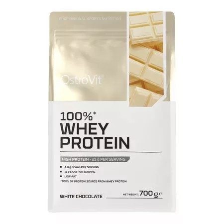 OstroVit 100% Whey Protein 700g White Chocolate (Fehércsokoládé)