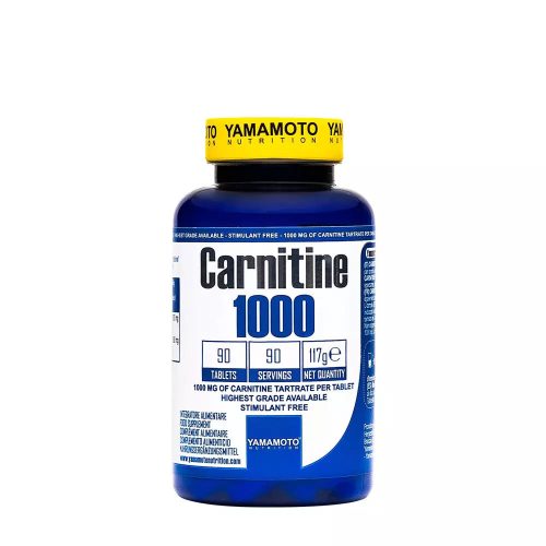 Yamamoto Nutrition Carnitine 1000 90 Tablets 90 Tabletta