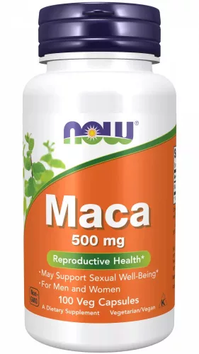 Now Foods Maca 500mg 100 Veg Capsules 100 Kapszula