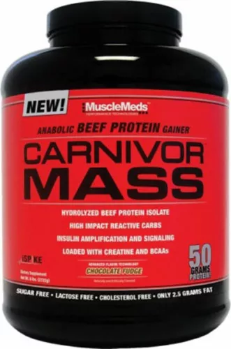MuscleMeds Carnivor Mass 2534g Vanilla Caramel (Vanília Karamell)