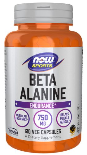 Now Foods Beta-Alanine 750mg 120 Veg Capsules 120 Kapszula