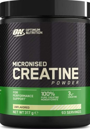 Optimum Nutrition Micronised Creatine Powder 317g Unflavored (Ízesítetlen)