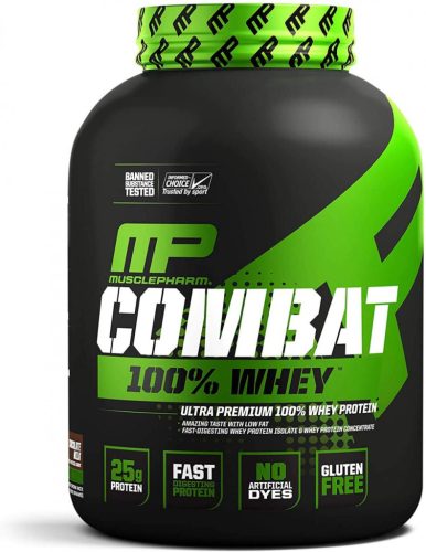 MusclePharm Combat 100% Whey 2273g USA Chocolate Milk (Csokoládé)