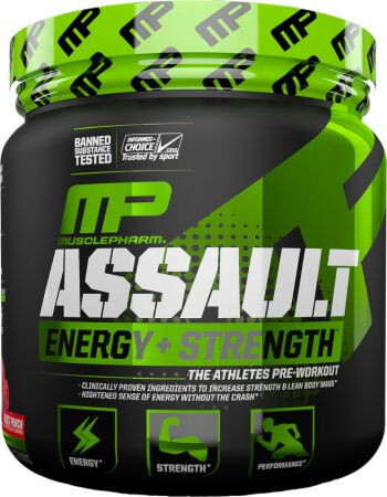 MusclePharm Assault Energy+Endurance 345g Blue Raspberry (Kék Málna)