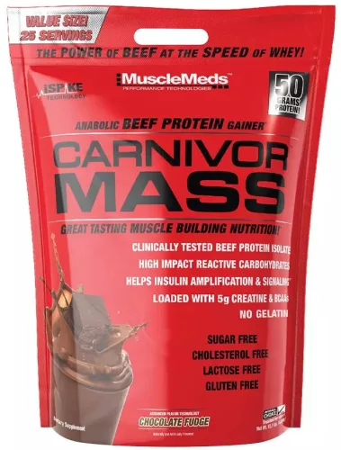 MuscleMeds Carnivor Mass 4625g 10lbs Chocolate Fudge (Csokoládé)