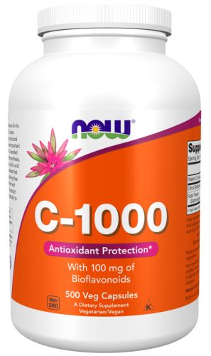 Now Foods C-1000 With 100mg Of Bioflavonoids 500 Veg Capsules 500 Kapszula