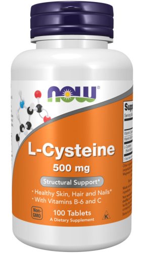 Now Foods L-Cysteine 500mg 100 Tablets 100 Tabletta