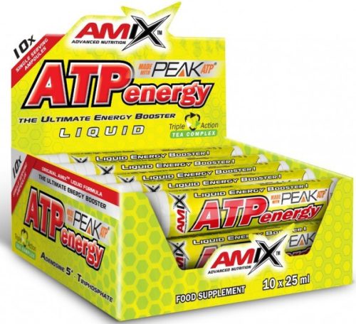 AMIX Karton ATP Energy Liquid Shot With Peak ATP 10x25ml Orange (Narancs)