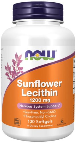 Now Foods Sunflower Lecithin 1200mg 100 Softgles 100 Gélkapszula