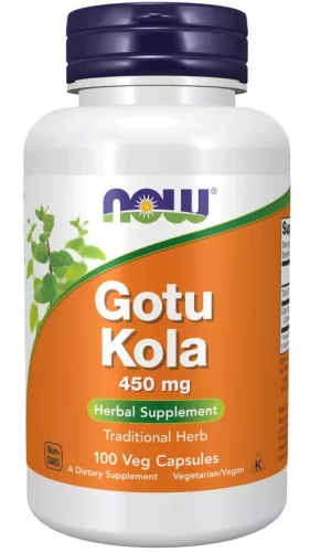 Now Foods Gotu Kola 450 mg 100 Veg Capsules 100 Kapszula