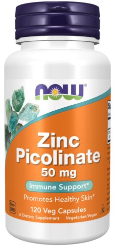 Now Foods Zinc Picolinate 50mg 120 Veg Capsules 120 Kapszula