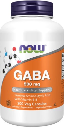 Now Foods Gaba 500mg 200 Veg Capsules 200 Kapszula