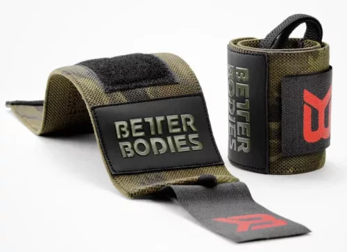 Better Bodies Camo Wrist Wraps Dark Camo (Terep)