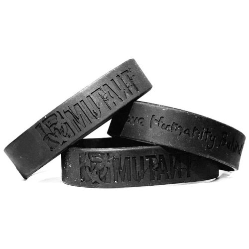 Mutant Silicone Bracelet (karkötő) 1db Black (Fekete)