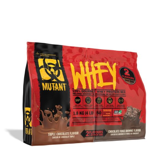 Mutant Mutant Whey 2 Flavours 900g+900g Triple Chocolate&Chocolate Brownie (Csoki&Brownie)