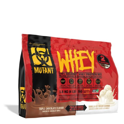 Mutant Mutant Whey 2 Flavours 900g+900g Triple Chocolate&Vanilla Ice Cream (Csoki&Vanília)
