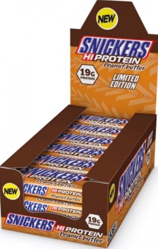 S&M Karton HiProtein Bar 12x57g SNICKERS PEANUT BUTTER (Mogyoróvaj) EXP.:2026/04/03