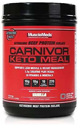 MuscleMeds Carnivor Keto Meal 670g Vanilla (Vanília)
