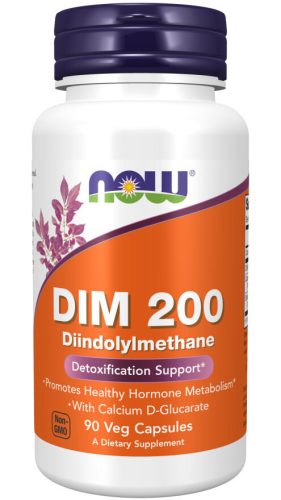 Now Foods DIM 200 Diindolylmethane 90 Veg Capsules 90 Kapszula