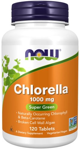 Now Foods Chlorella 1000mg 120 Tablets 120 Tabletta EXP.:2025/11/30